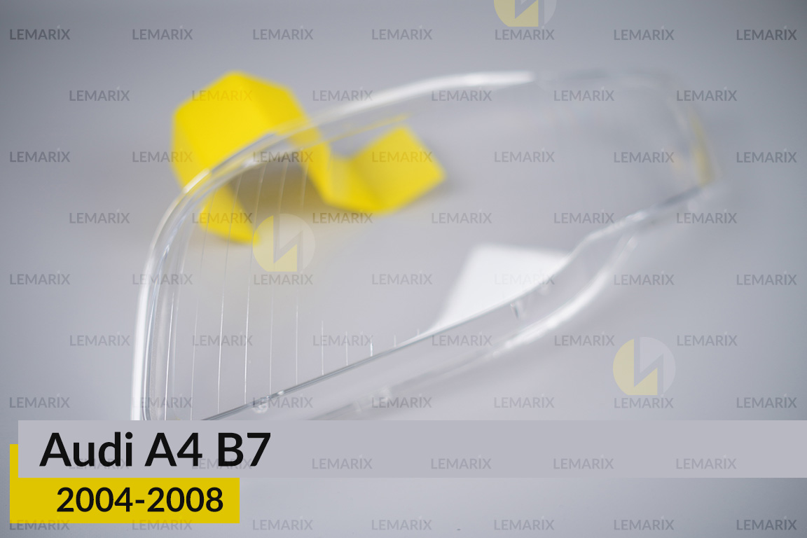 Скло фари Audi A4 B7 (2004-2008) ліве