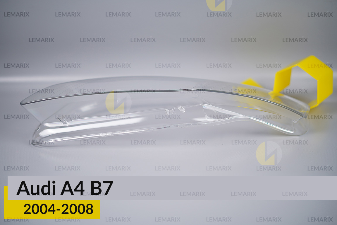 Скло фари Audi A4 B7 (2004-2008) ліве