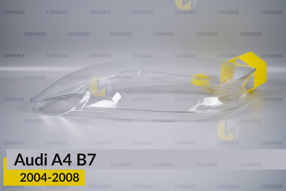 Скло фари Audi A4 B7 (2004-2008) ліве