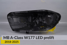 Корпус фари Mercedes-Benz A-Class W177 LED (2018-2025) дорест лівий