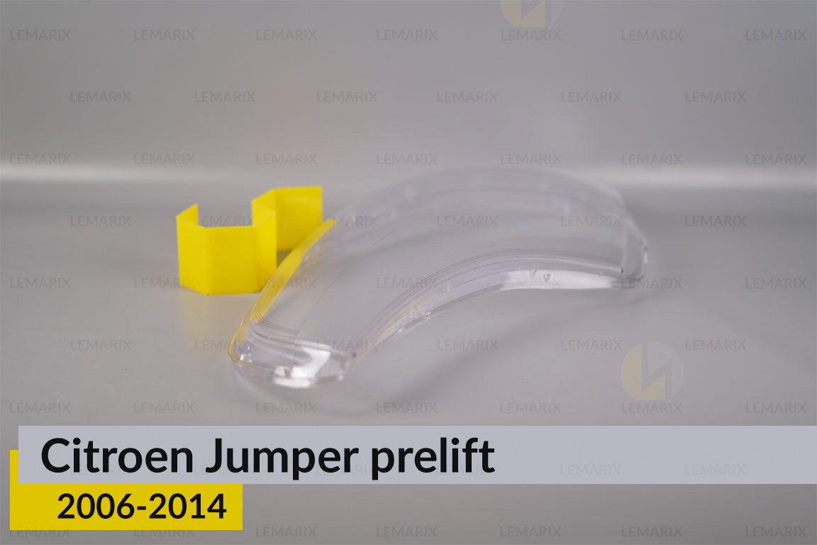 Скло фари Citroen Jumper (2006-2014) дорест ліве