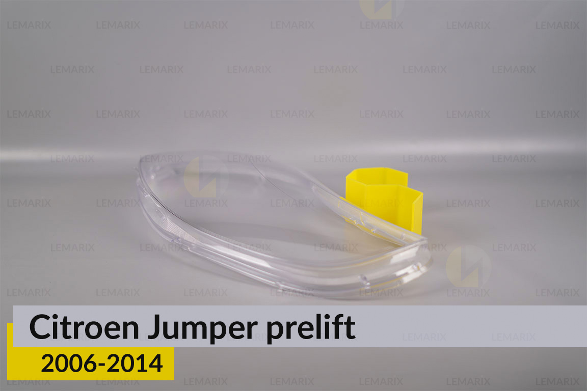 Скло фари Citroen Jumper (2006-2014) дорест ліве