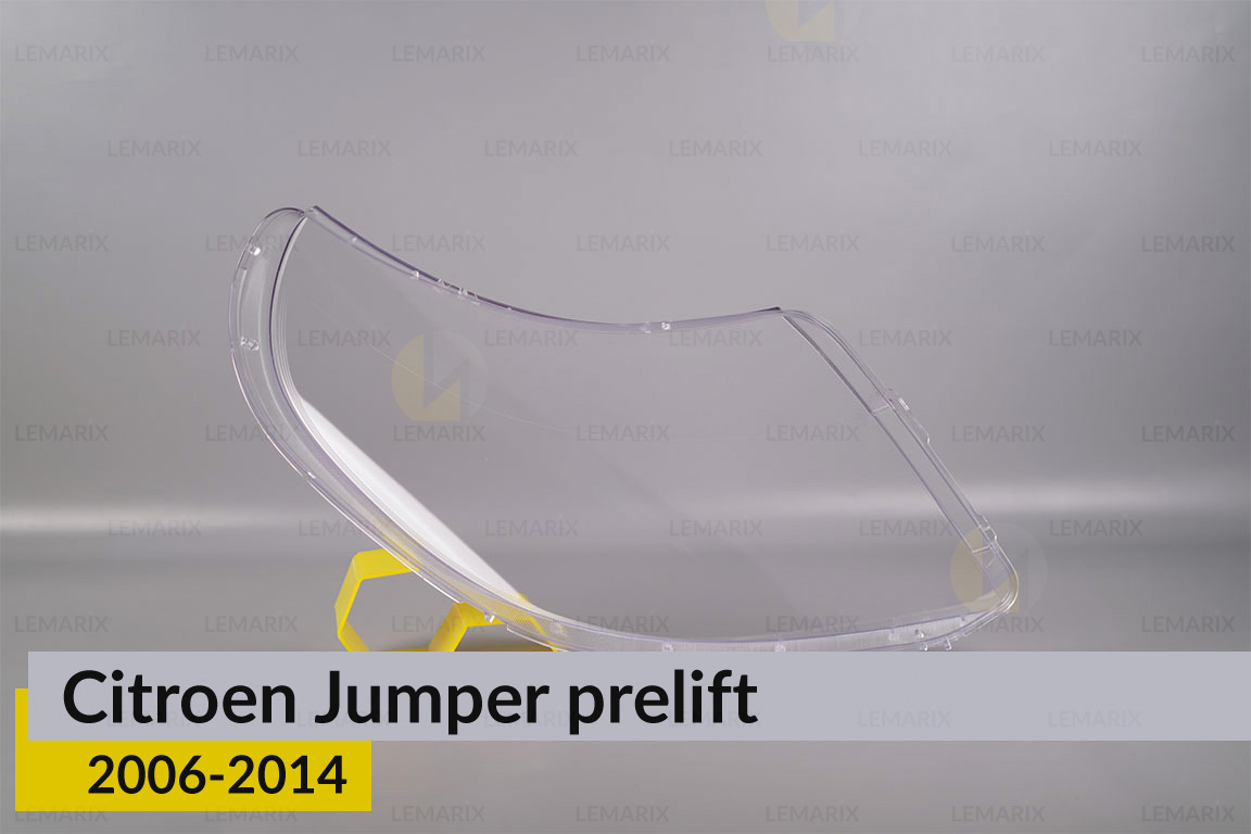 Скло фари Citroen Jumper (2006-2014) дорест ліве