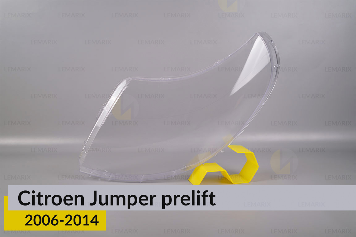 Скло фари Citroen Jumper (2006-2014) дорест ліве