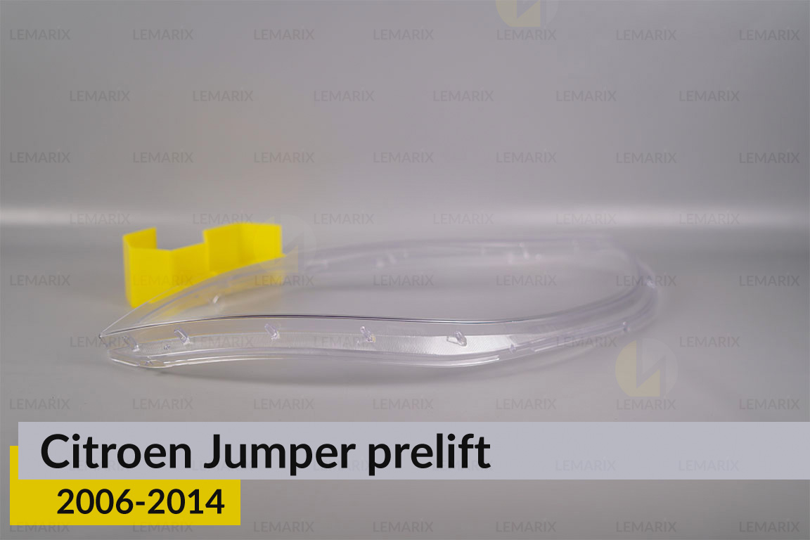 Скло фари Citroen Jumper (2006-2014) дорест ліве