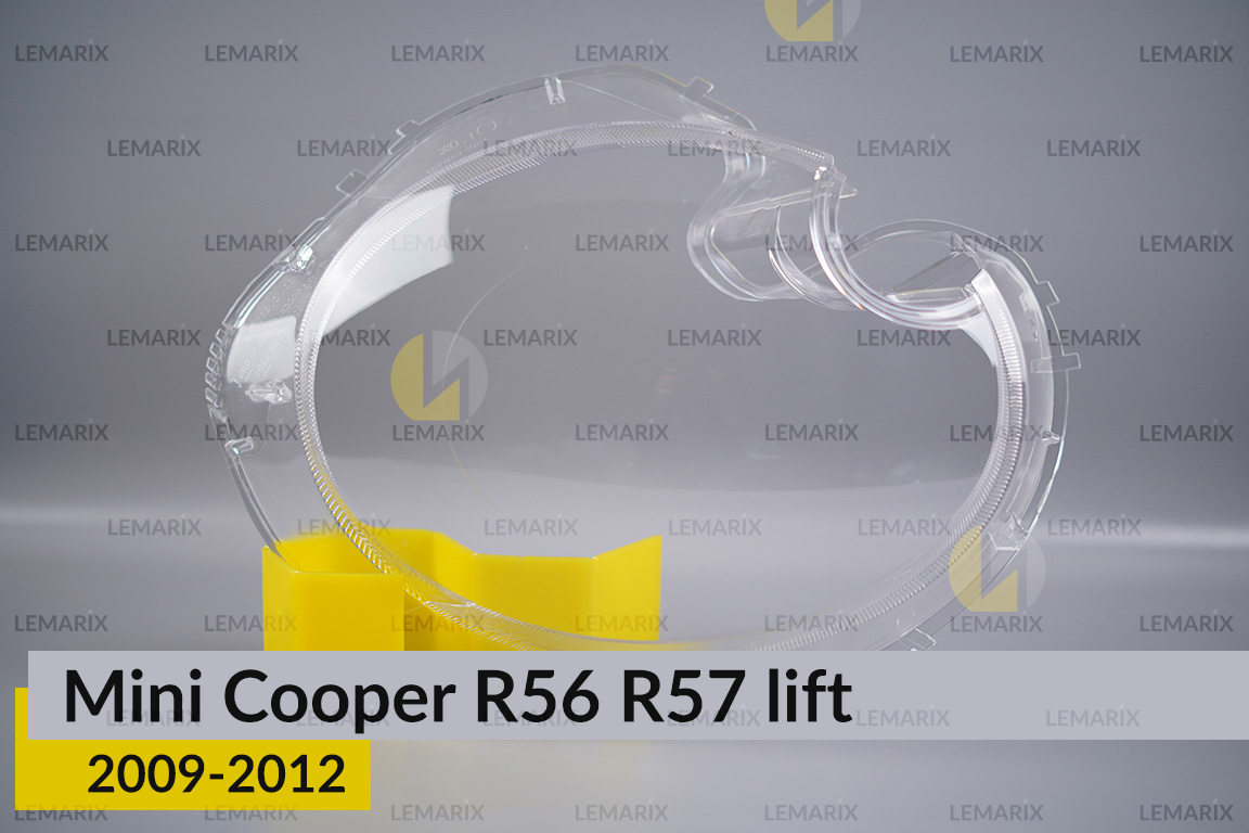 Скло фари Mini Cooper Hatch Cabrio R56 R57 (2009-2012) рест праве