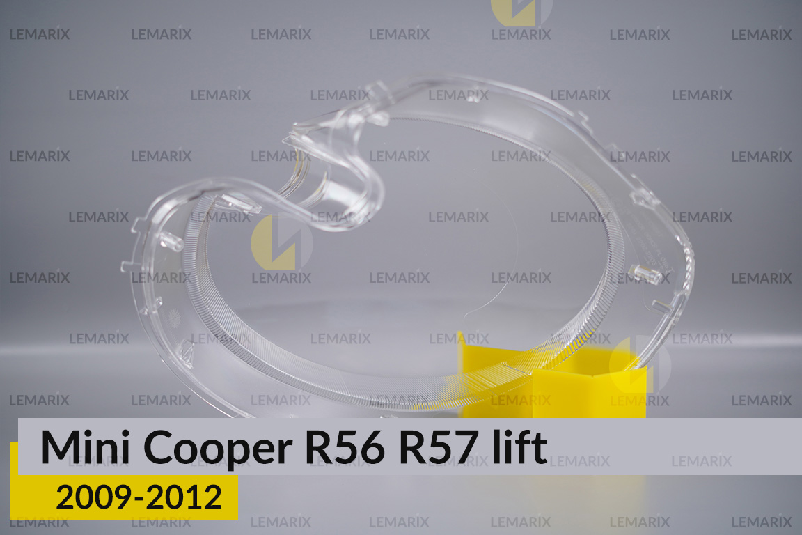 Скло фари Mini Cooper Hatch Cabrio R56 R57 (2009-2012) рест праве
