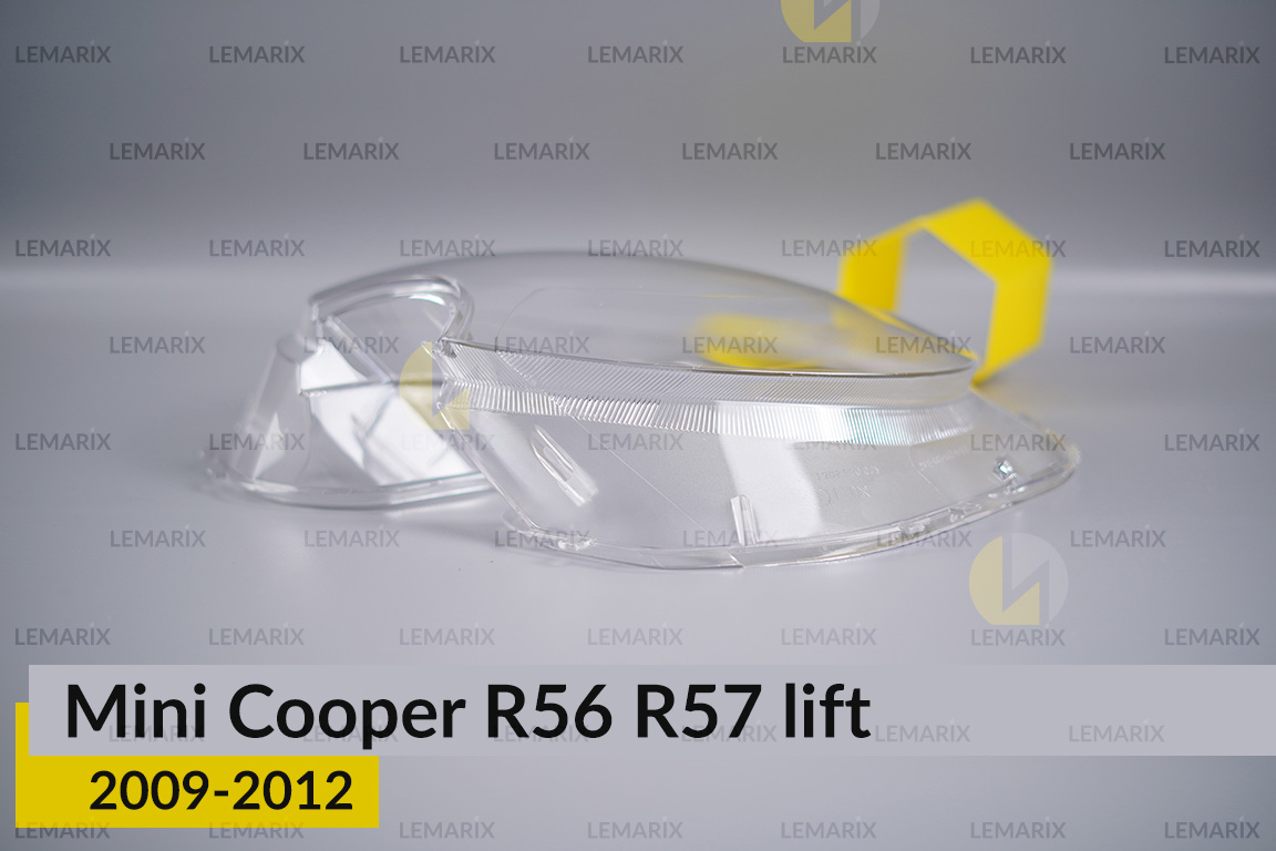 Скло фари Mini Cooper Hatch Cabrio R56 R57 (2009-2012) рест праве