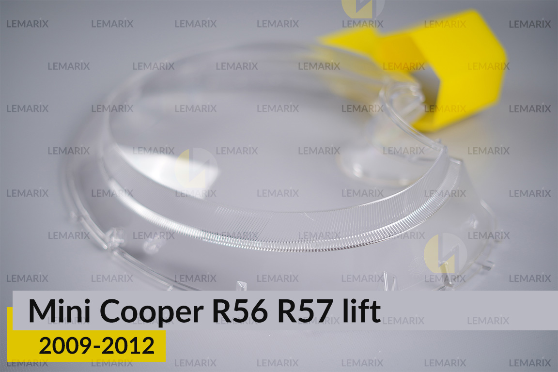 Скло фари Mini Cooper Hatch Cabrio R56 R57 (2009-2012) рест праве