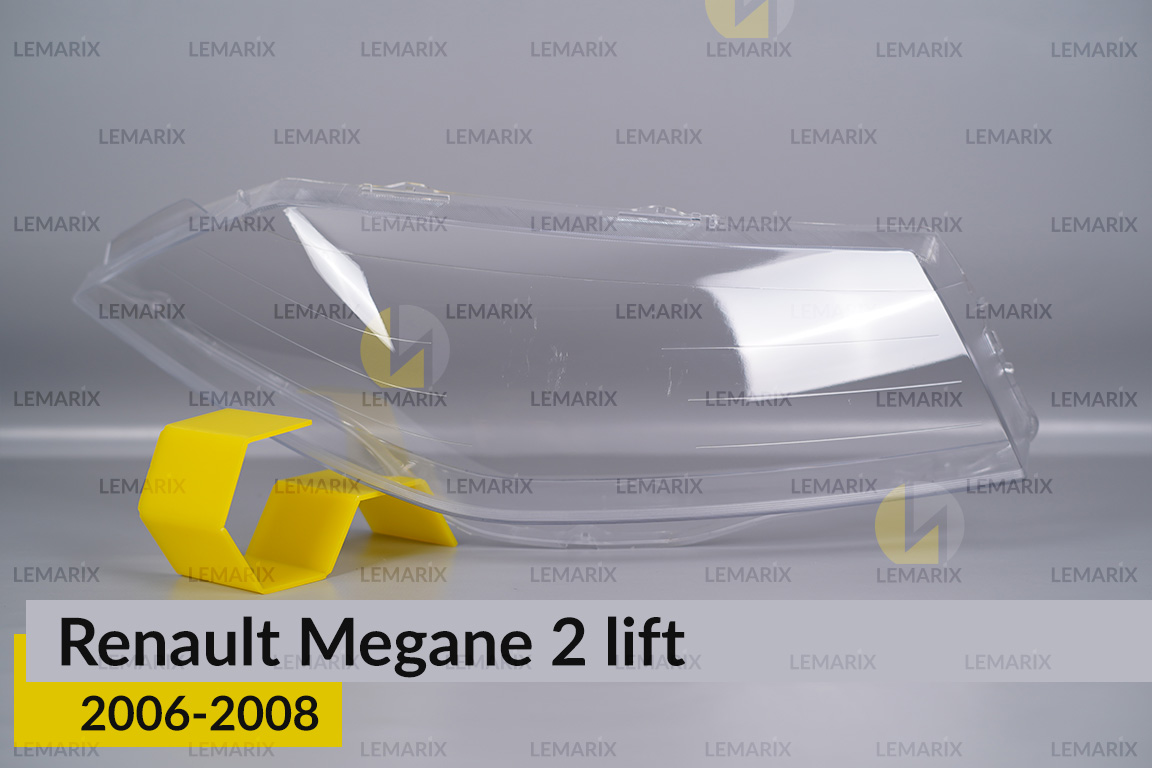 Скло фари Renault Megane 2 (2006-2008) рест праве