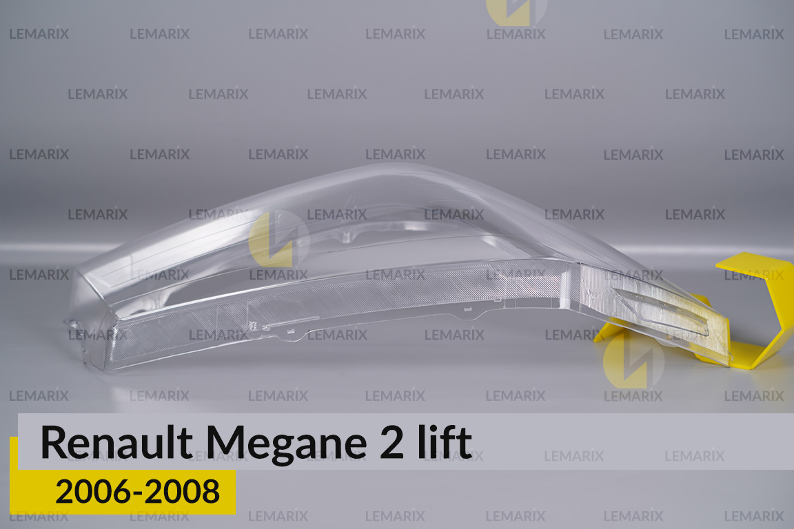 Скло фари Renault Megane 2 (2006-2008) рест праве