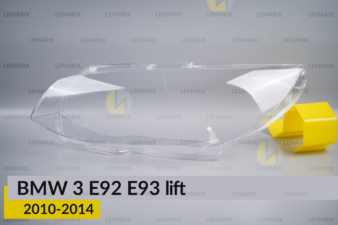 Скло фари BMW 3 E92 E93 (2010-2014) рест ліве