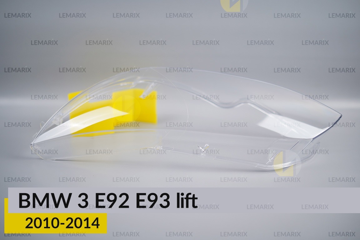 Скло фари BMW 3 E92 E93 (2010-2014) рест ліве