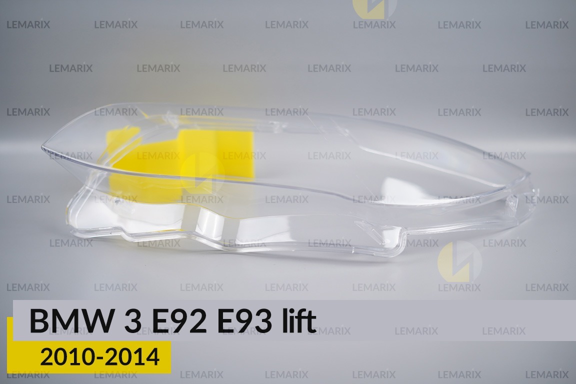 Скло фари BMW 3 E92 E93 (2010-2014) рест ліве