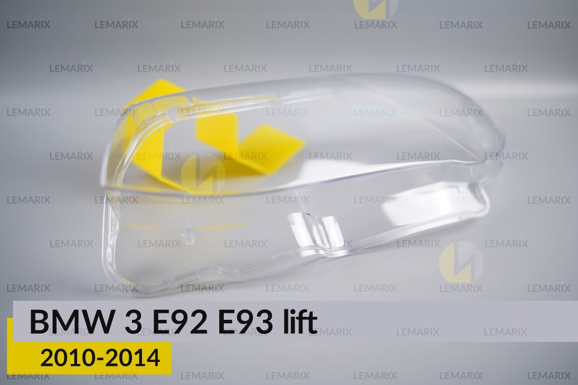 Скло фари BMW 3 E92 E93 (2010-2014) рест ліве