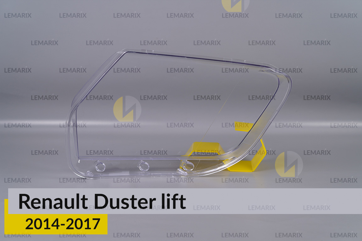 Скло фари Renault Duster (2014-2017) рест праве