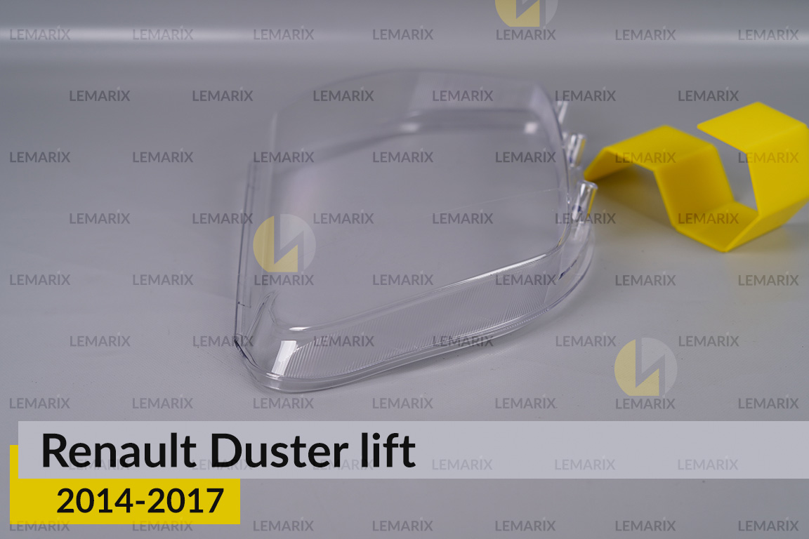 Скло фари Renault Duster (2014-2017) рест праве