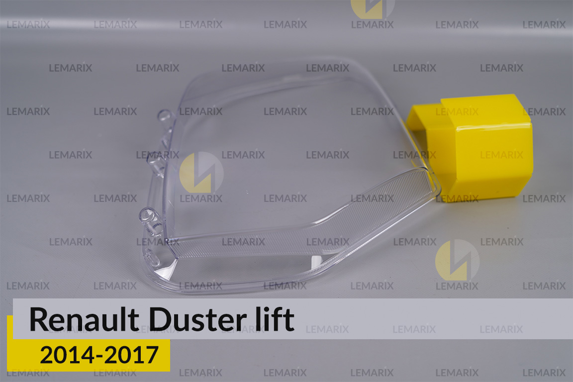 Скло фари Renault Duster (2014-2017) рест праве