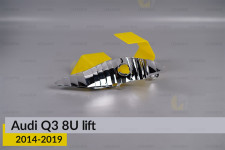Хромований відбивач поворотника Audi Q3 8U (2014-2019) рест лівий