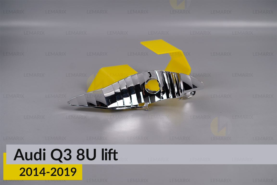 Хромований відбивач поворотника Audi Q3 8U (2014-2019) рест лівий