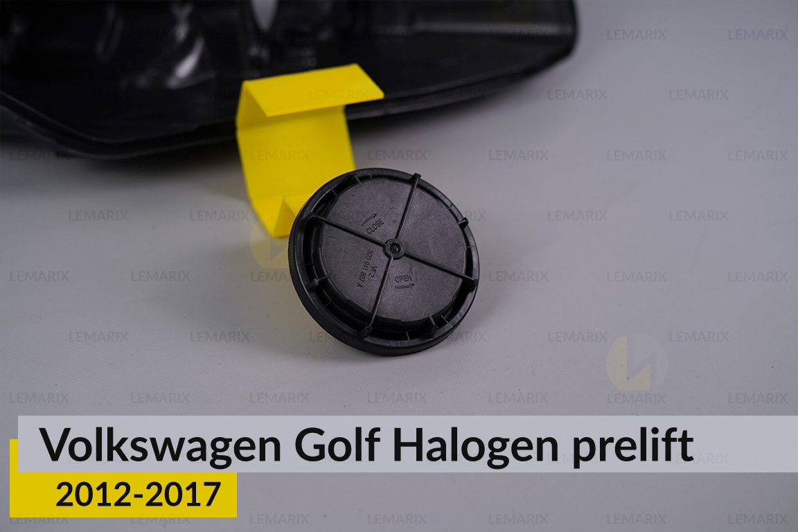 Кришка ковпак заглушка фари VW Volkswagen Golf 7 Halogen (2012-2017) дорест ліва/права