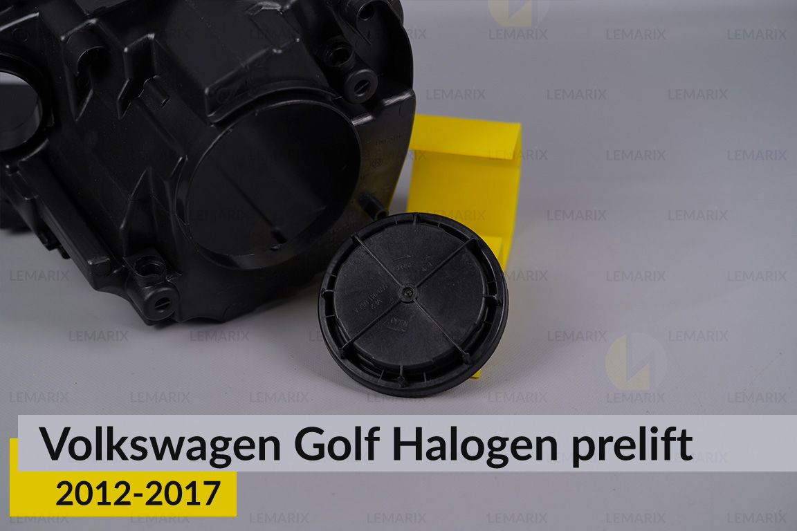 Кришка ковпак заглушка фари VW Volkswagen Golf 7 Halogen (2012-2017) дорест ліва/права