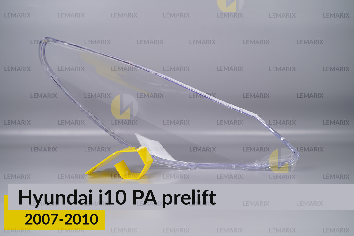 Скло фари Hyundai i10 PA (2007-2010) дорест ліве