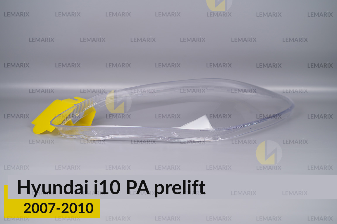 Скло фари Hyundai i10 PA (2007-2010) дорест ліве