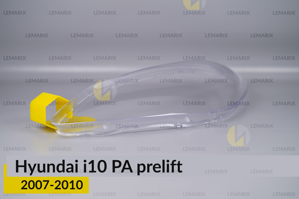 Скло фари Hyundai i10 PA (2007-2010) дорест ліве