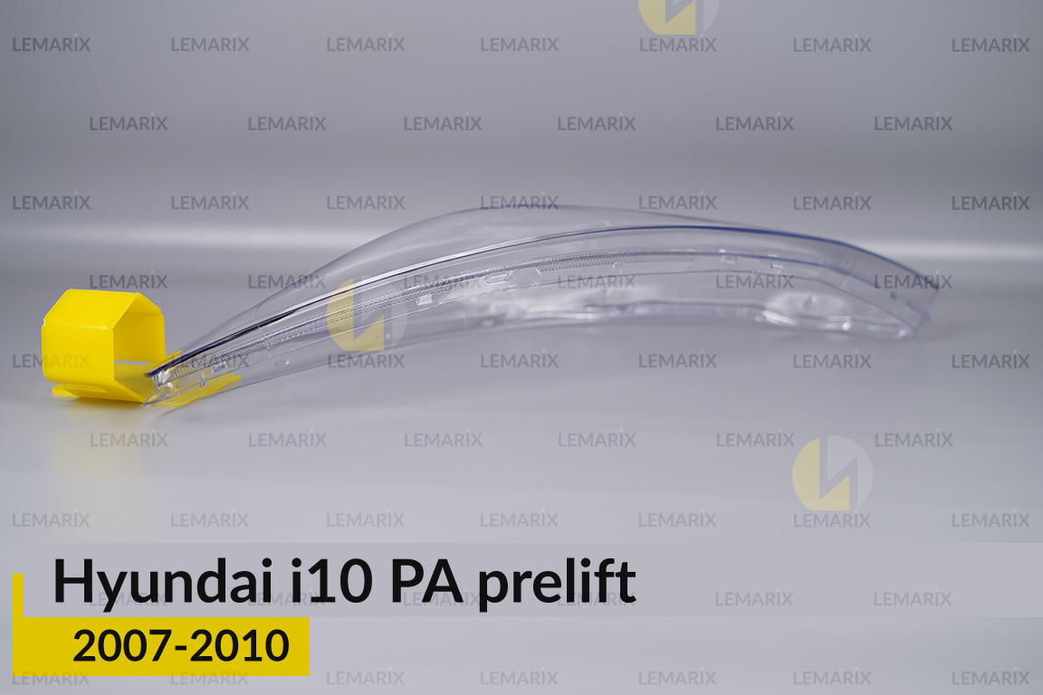 Скло фари Hyundai i10 PA (2007-2010) дорест ліве