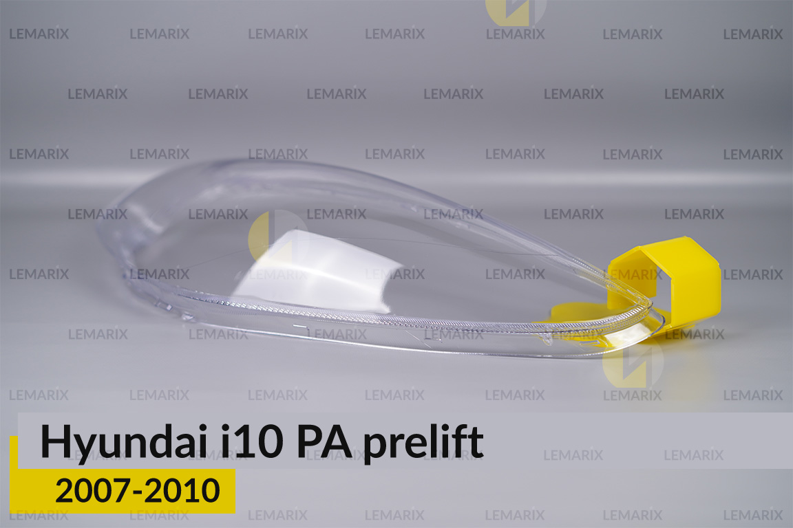 Скло фари Hyundai i10 PA (2007-2010) дорест ліве