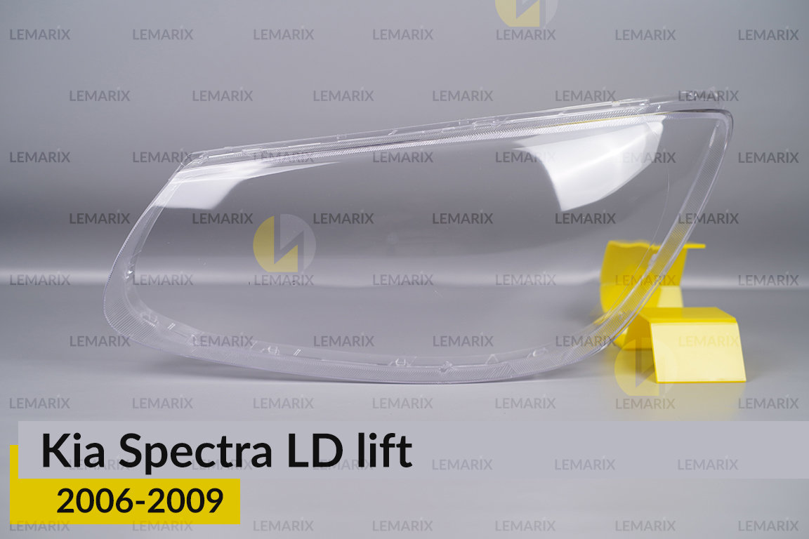 Скло фари Kia Spectra LD (2006-2009) рест ліве