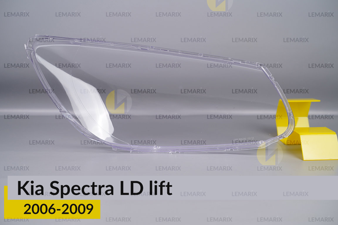 Скло фари Kia Spectra LD (2006-2009) рест ліве