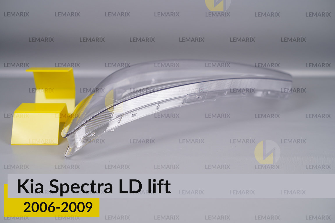 Скло фари Kia Spectra LD (2006-2009) рест ліве