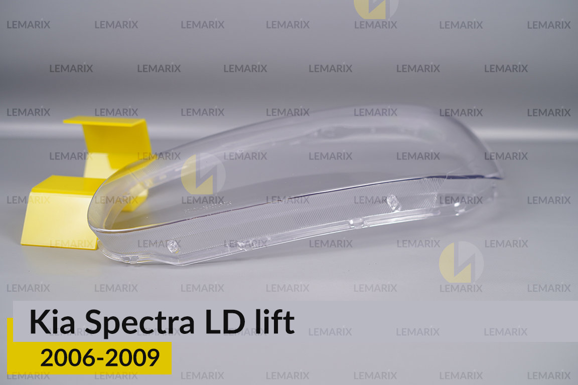 Скло фари Kia Spectra LD (2006-2009) рест ліве