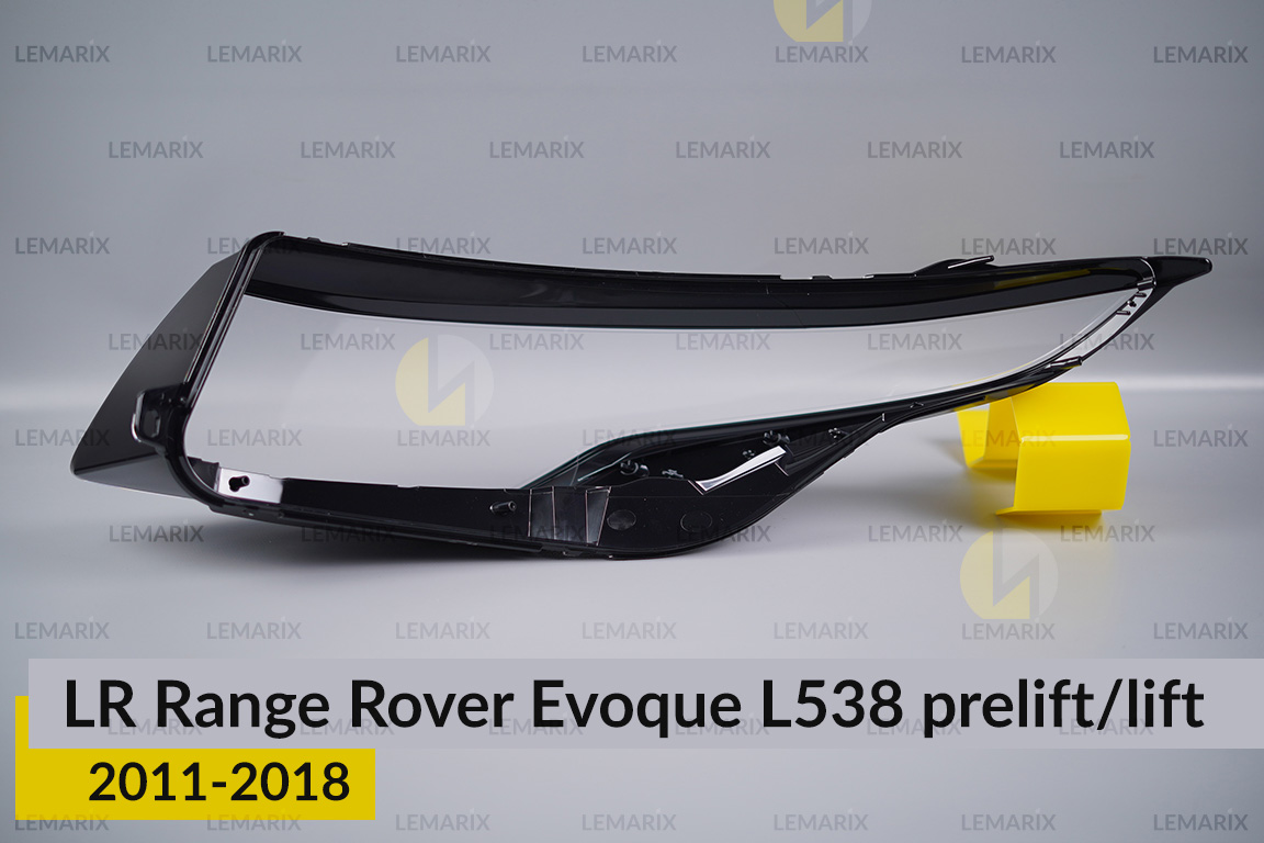 Скло фари Land Rover Range Rover Evoque L538 (2011-2018) дорест/рест праве