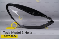 Скло фари Tesla Model 3 Hella (2017-2023) праве