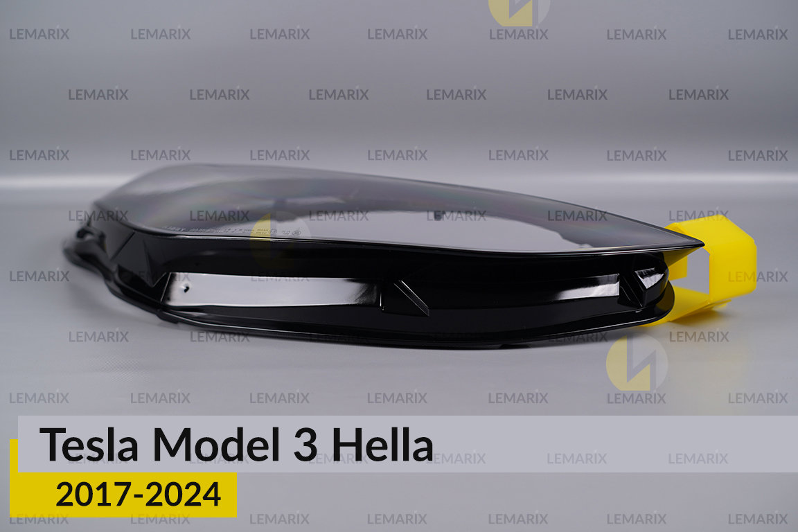 Скло фари Tesla Model 3 Hella (2017-2023) праве