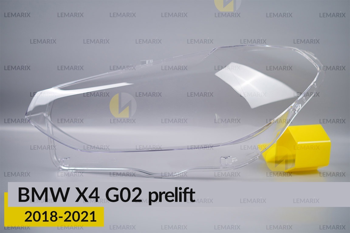 Скло фари BMW X4 G02 (2018-2021) дорест ліве