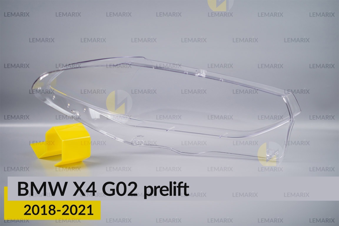 Скло фари BMW X4 G02 (2018-2021) дорест ліве