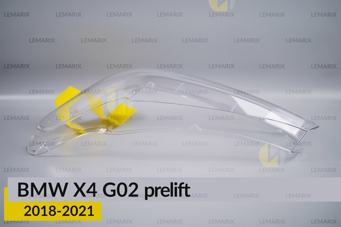Скло фари BMW X4 G02 (2018-2021) дорест ліве