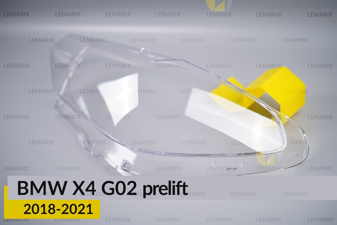 Скло фари BMW X4 G02 (2018-2021) дорест ліве