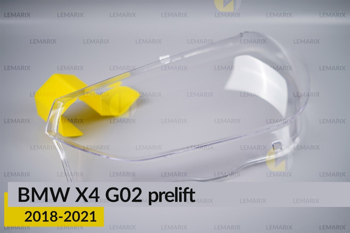 Скло фари BMW X4 G02 (2018-2021) дорест ліве