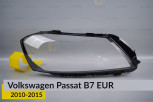 Скло фари VW Volkswagen Passat B7 EUR (2010-2015) праве
