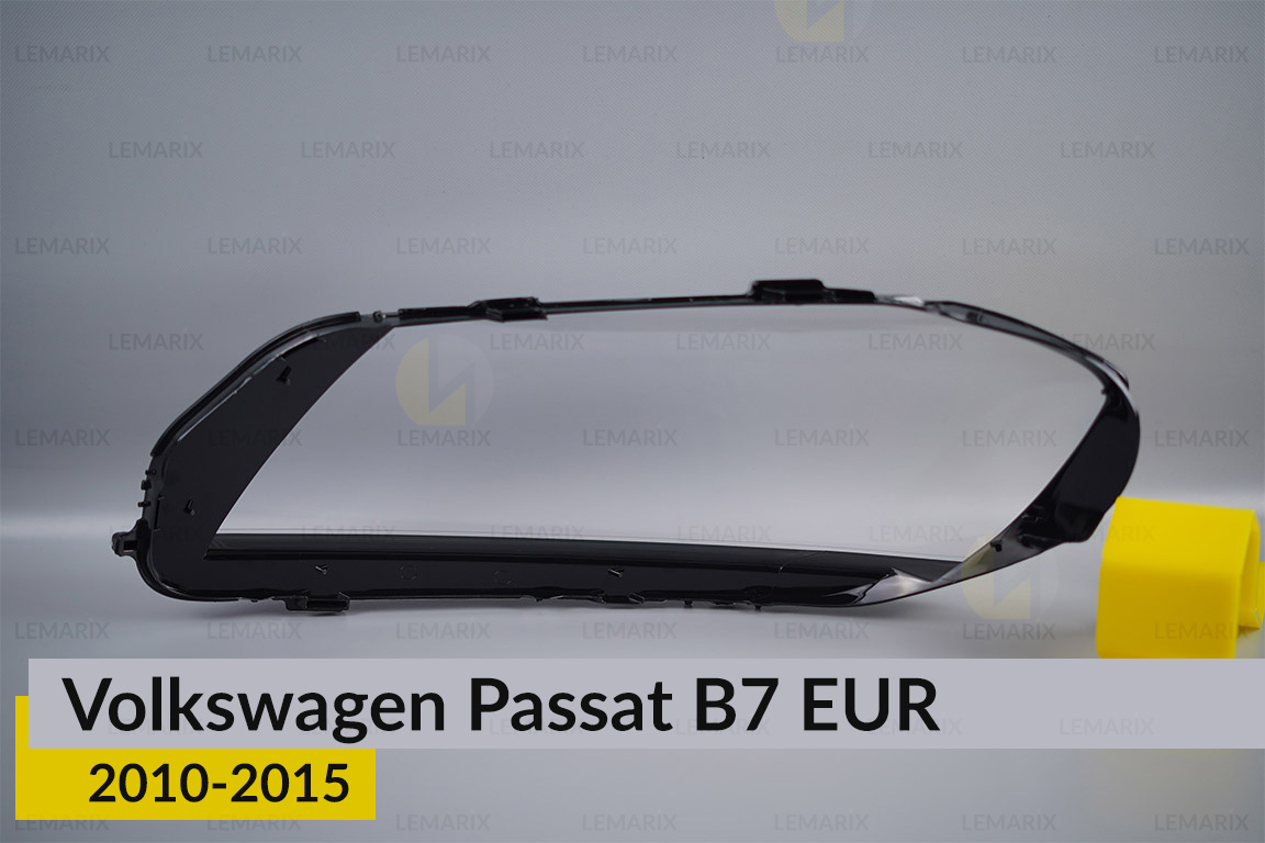 Скло фари VW Volkswagen Passat B7 EUR (2010-2015) праве