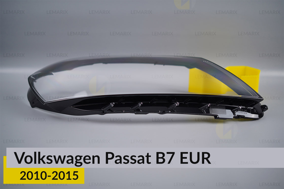 Скло фари VW Volkswagen Passat B7 EUR (2010-2015) праве