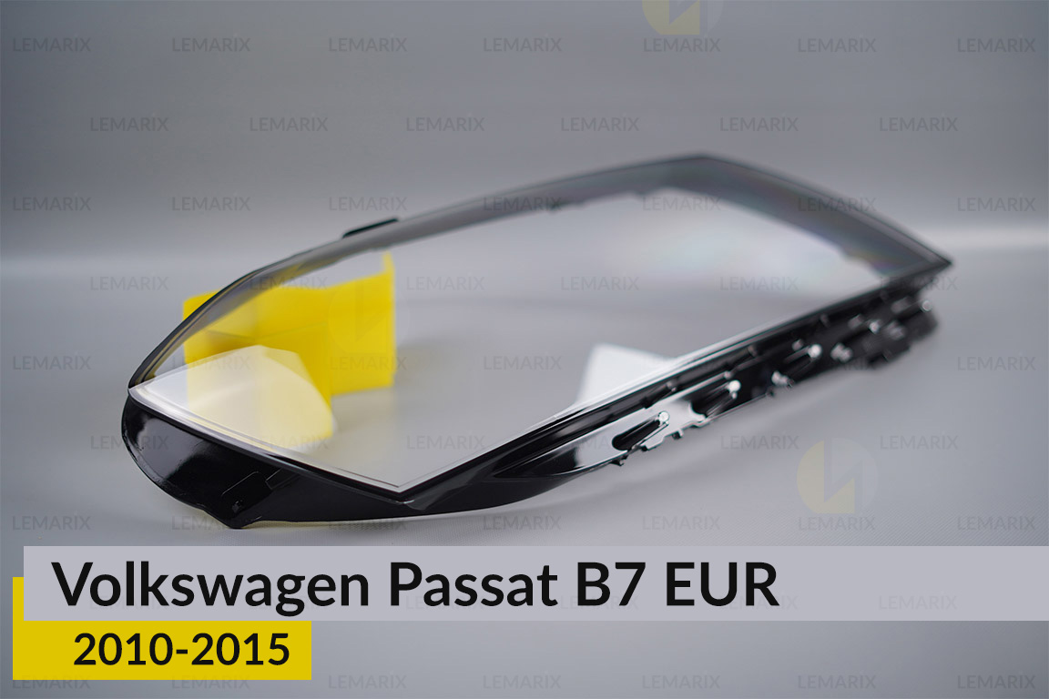 Скло фари VW Volkswagen Passat B7 EUR (2010-2015) праве