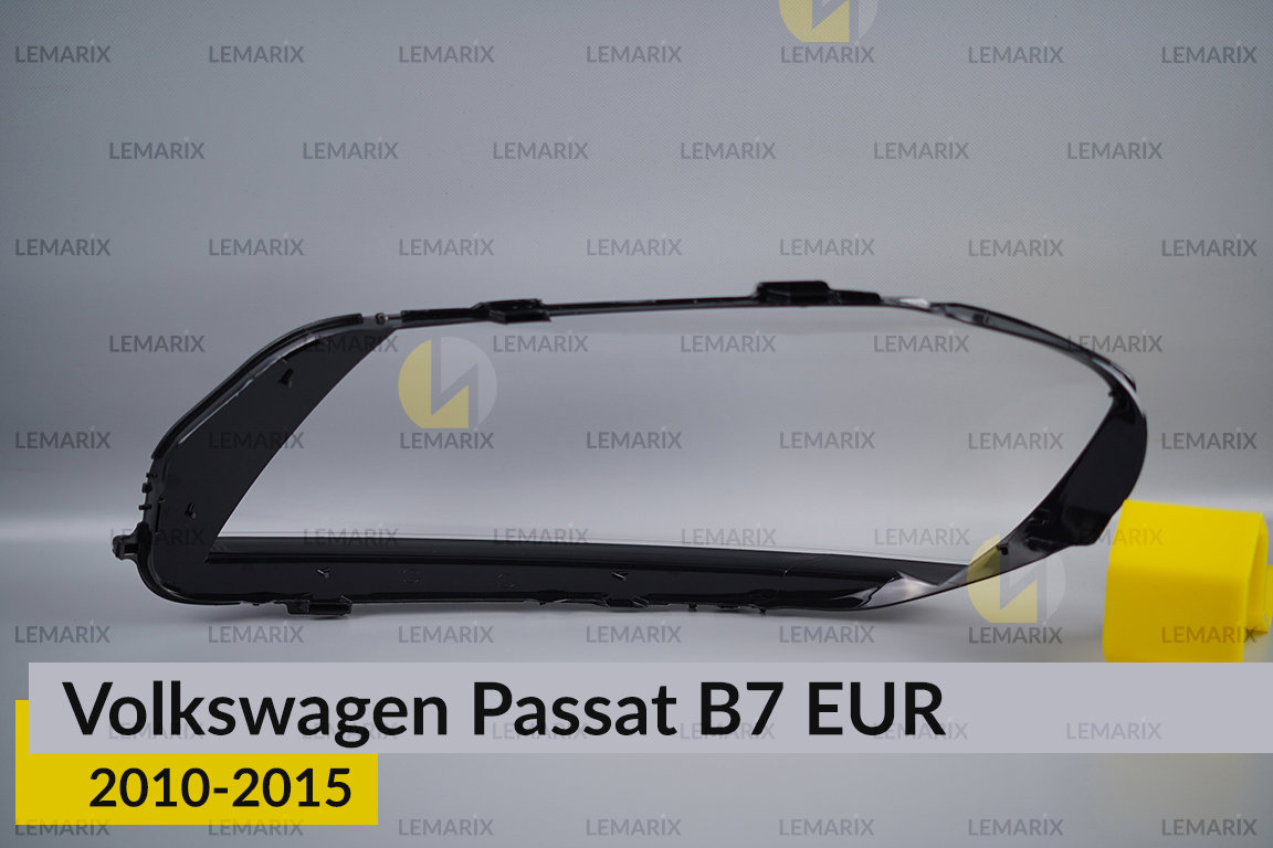 Скло фари VW Volkswagen Passat B7 EUR (2010-2015) праве