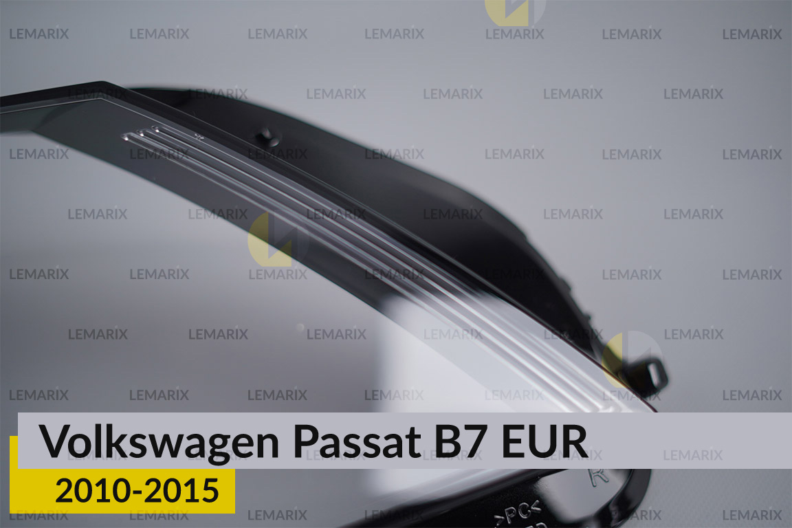 Скло фари VW Volkswagen Passat B7 EUR (2010-2015) праве