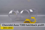 Скло фари Chevrolet Aveo T300 hatchback (2011-2015) дорест ліве